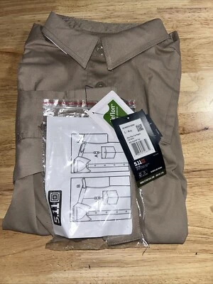 Camisa de manga larga 5.11 para mujer 62084 PDU 952 Sheriff color tostado talla L regular nueva con etiquetas Foto 1 de 4
