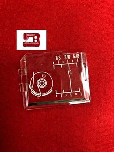 Máquina de coser de carga superior Janome cubierta cuadrada bobina placa deslizante #750036001 - Imagen 1 de 1