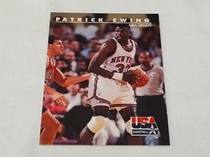 Patrick Ewing 1992 Skybox USA #19 NBA Update Base Set New York Knicks