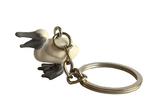 Playmobil Miniature Baby Pelican Keychain - animal bird - Bird Box - 83 - Picture 1 of 3