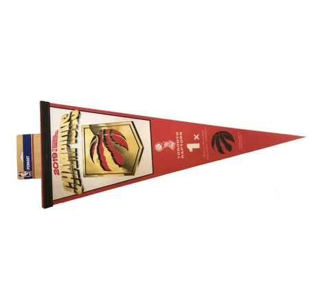 2019 NBA Champions Toronto Raptors 12x30 Classic Pennant Cover