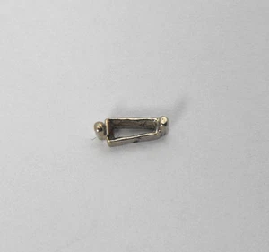 14K Solid WHITE GOLD Not Scrap Tapered Baguette Box Low Base 2mm x 3mm - Picture 1 of 4