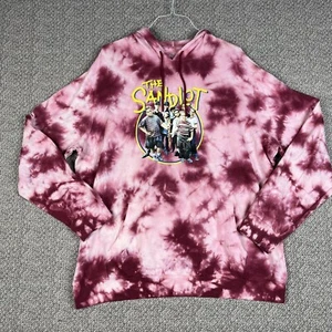 Sandlot Grafik Hoodie rot weiß gefärbt Krawatte Neu mit Etikett neu Sweatshirt Größe Large - Bild 1 von 9