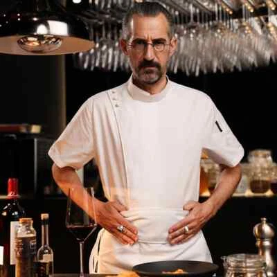 Uniforme Manga Larga Hotel WesternFood Cocina Restaurante Chef Panadero Ropa de Trabajo Foto 1 de 4