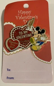 WDW Disney PIN MICKEY MOUSE Happy Valentine's Day LE 1500 Sweetheart Collection - Bild 1 von 2