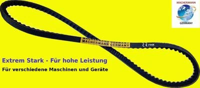 MACHERMANN Nr.9, Gezahnter Keilriemen 8X800,Li 800,Ld 820,La 831,Zahnriemen,Antriebsriemen,
