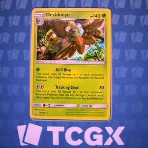 Pokemon - Decidueye - 20/236 - SM Cosmic Eclipse - Holo - Holo Rare NM - Picture 1 of 1
