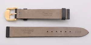 Movado OEM 15mm Leather Strap Wristwatch - Picture 1 of 3