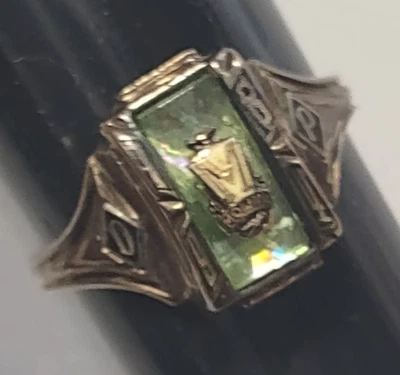 Anillo clase 1984 plata 53%/paladio 9%/oro 7%. TALLA 7-3/4 MOLINE, ENFERMO Foto 1 de 4