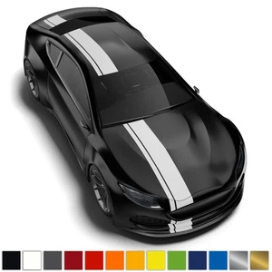 Tiras de carreras tiras decorativas pegatinas de coche tiras de rally lámina de coche 1x5 cm 1x20 cm - Imagen 1 de 8