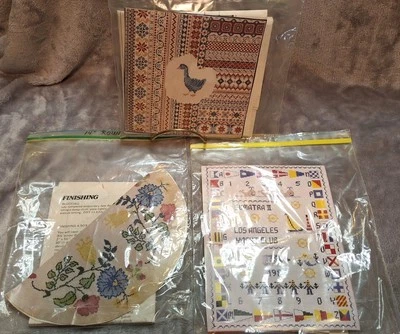 Cross Stitch Pattern Lot Creative Expressions Candamar Designs - Image 1 of 4