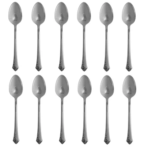 Oneida Damask Rose 18/8 Stainless Steel Teaspoon (Set of Twelve) - Picture 1 of 4