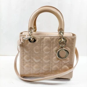 Bolso de Mano Christian Dior Beige Charol 4752209 - Imagen 1 de 21