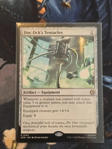 MTG Doc Ock's Tentacles 0162 Marvel's Spider-Man Regular Rare Artifact - Picture 1 of 2