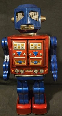 Vintage Durham 1960’s Apollo 2000 Tin Litho Robot Made In Japan W/ Box - Image 1 of 4