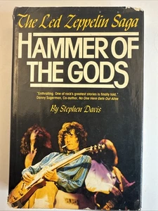HAMMER OF THE GODS by Stephen Davis 1985 Led Zeppelin Bio 1st First - Foto 1 di 13