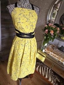 ASOS yellow occasion dress size UK12 Stunning! - Picture 1 of 7