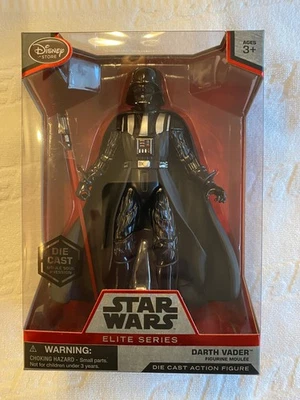 Boneco Disney Star Wars Die-cast Elite Series 7” Darth Vader - NOVO EM FOLHA NA CAIXA - Imagem 1 de 4