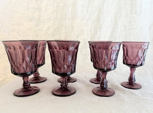 Vintage purple plum Noritake wine water goblets x7 - Picture 1 of 5