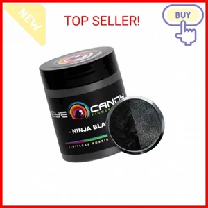 Eye Candy Premium Mica Powder Pigment “Ninja Black” (25g) Multipurpose DIY Arts - Picture 1 of 2