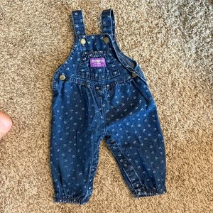 Mono vaquero estampado Osh Kosh B'Gosh vintage - Imagen 1 de 4