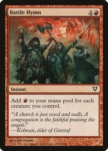 Battle Hymn x1 Avacyn Restored MTG Magic the Gathering Red Instant Card - Image 1 of 1