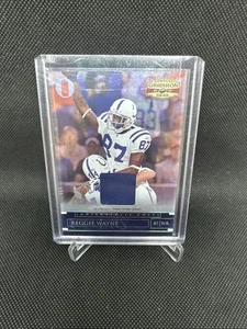 2007 Donruss Gridiron Gear Reggie Wayne Game Worn Jersey /100 - Picture 1 of 2