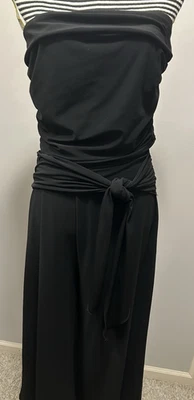 Женский комбинезон капри без бретелек Black House White Market черный размер M - Изображение 1 из 4