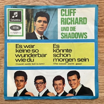 CLIFF RICHARD & THE SHADOWS I COULD EASILY FALL IN LOVE GERMAN 7" VINYL 1965 - Image 1 of 4