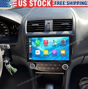 For Honda Accord 2003-2007 Car Stereo Radio CarPlay Android 13 GPS Navi WIFI SWC - Picture 1 of 15