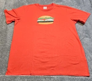 Burger King Official Whopper Sandwich Employee Crew Member Red T-Shirt 2XL NEW - Picture 1 of 9