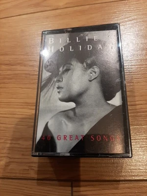 Billie Holiday - 40 Great Songs. 1990s Double Cassette EX Condition - Image 1 of 4