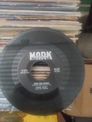 Frank Sandy and The Jackals Here She Comes/Shamrock 45 RPM Mark Records M-138... Foto 1 de 4