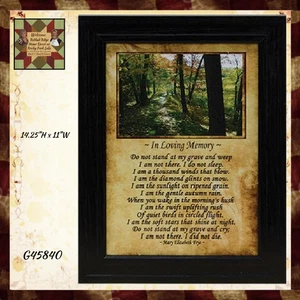 Impresión enmarcada In Loving Memory - Imagen 1 de 3