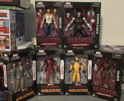 ¡EN STOCK! JUEGO DE 6 figuras de acción Deadpool y Wolverine Marvel Legends Deadpool Foto 1 de 2