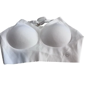 Sujetador Bralette Forrado Inalámbrico Correas Ajustables Acolchado Blanco Colección YG Grande L - Imagen 1 de 4