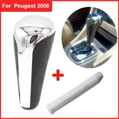 Automatic Gear Shift Knob Stick for Peugeot 3008 2009 2010 2011 2012 2013 14-16 - Imagem 1 de 4