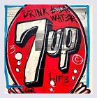 Corbellic Impressionism 12x12 7up Water Drink Poster Home Vintage Canvas Pop Art