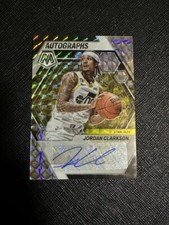 2022 Mosaic Jordan Clarkson Silver Prizm Auto Card