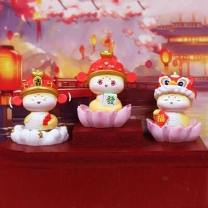 Year of The Snake Cartoon Snake Figurines Desktop Ornament - Picture 1 of 12
