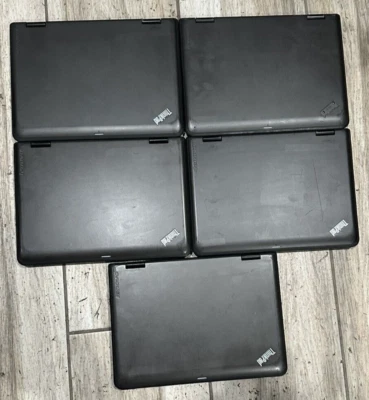 Lote de 5 Lenovo ThinkPad 11e 11.6" Int CEL N2920 1.86GHz 4GB RAM 500GB HDD Linux Foto 1 de 4