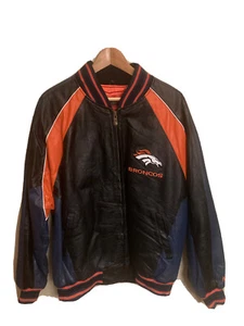 Vintage Denver Broncos Leather Jacket - Picture 1 of 3