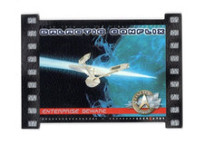 2000 STAR TREK CINEMA 2000 GALACTIC CONFLIX SILVER #GC5 0577/1000