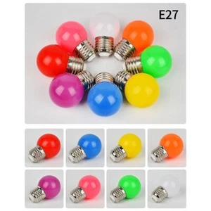 E27 LED Bulb Lamp 3W Colorful LED Light Lamparas Flashlight G45 Globe Bulbs DIY - Picture 1 of 20