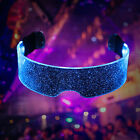 Partybrille, verstellbar, im Dunkeln leuchtend, Tanzparty, LED-Brille, cooles