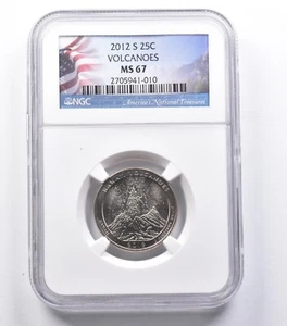 MS67 2012-S Washington Quarter Volcanoes NGC *5361 - Picture 1 of 3