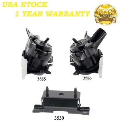 Montaje de motor y transmisión 3 piezas apto para GMC Sierra 1500 2019-2024 4x4 4,3 L 5,3 L y 6,2 L Foto 1 de 4