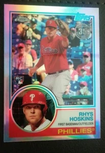 RHYS HOSKINS. . TOPPS CHROME. . ROOKIE CARD. . 83T 21 - Picture 1 of 3