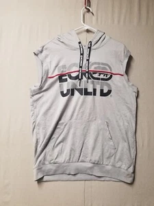 Sudadera con Capucha ECKO Unlimited Para Hombre Sin Mangas Patrón Urbano Talla Grande Gris - Imagen 1 de 20