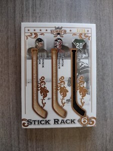 2022 Leaf Lumber Stick Rack 6 Kolzig Fuhr Brodeur Hasek Belfour 7/20 Vanbiesbrou